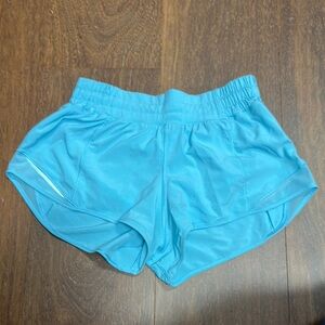 Lululemon Blue Chill Hotty Hot short